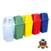 ถังขยะสี ฝาใส 40 ลิตร